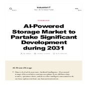 AI-Powered Storage Market