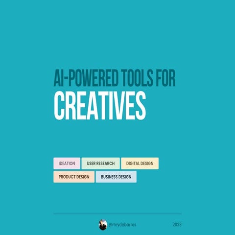AI-powered tools for Creatives