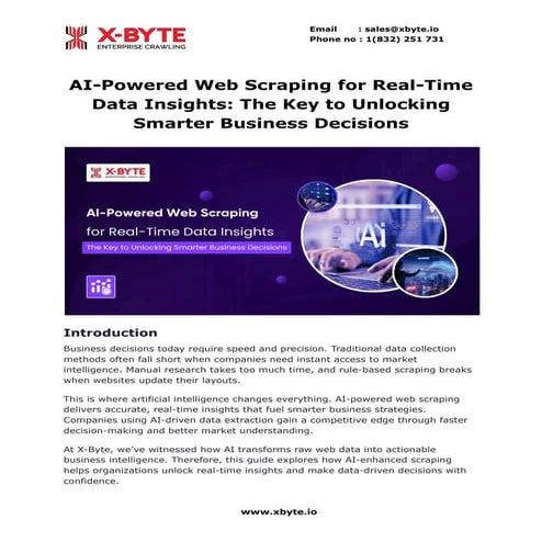 AI-Powered Web Scraping for Real-Time Data Insights_ The Key to Unlocking Sma...
