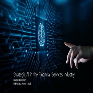 AI in Banking and Financial Services