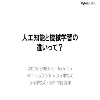 人工知能と機械学習の違いって？