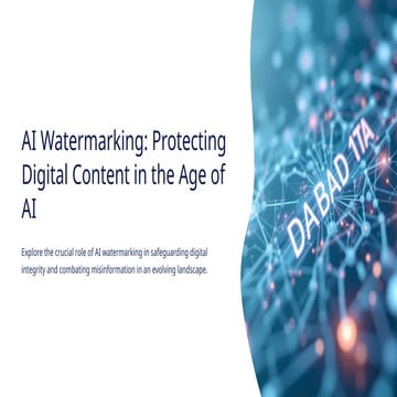 AI Watermarking 101: Fighting Fakes in the Age of Deepfakes