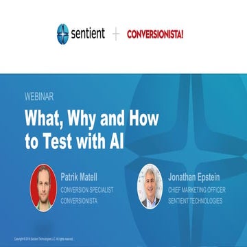 What, why and how to A/B test with AI