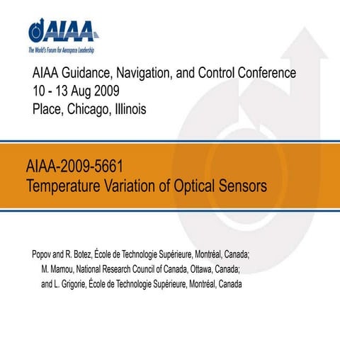 Aiaa Optical Sensors