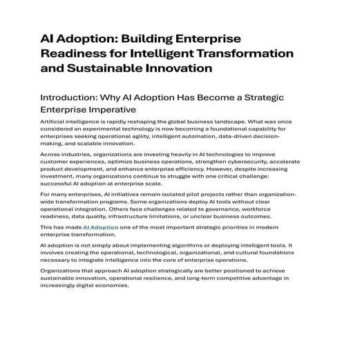 AI Transformation | PDF