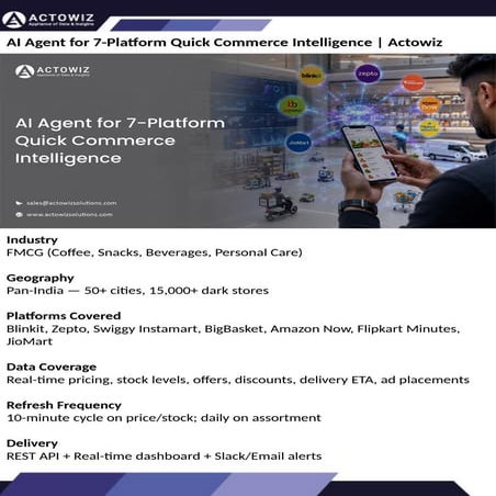 AI Agent for 7 Platform Quick Commerce Intelligence Actowiz.pptx