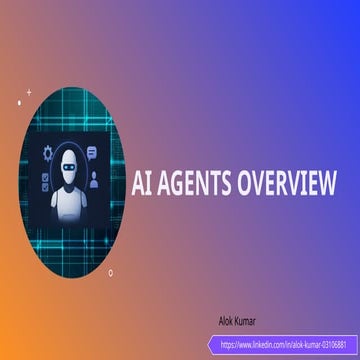 AI Agent Overview - Why we need AI Agent