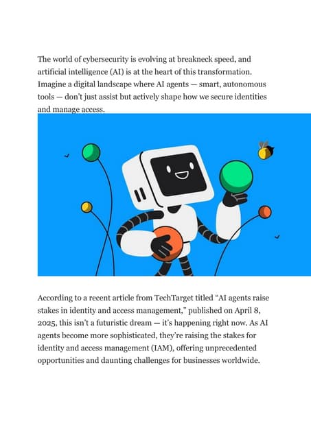AI Agents Are Revolutionizing Identity and Access Management What You ...