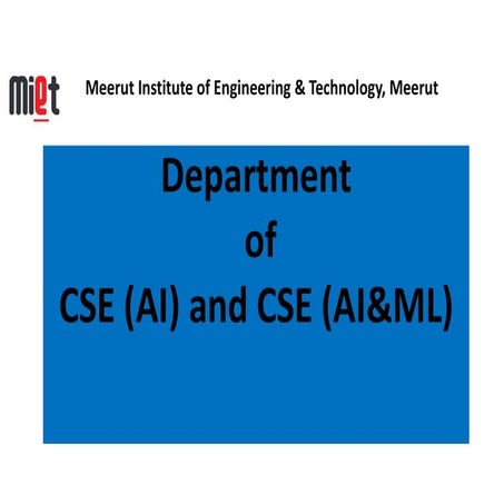 About the btech cs ai ml course for the student