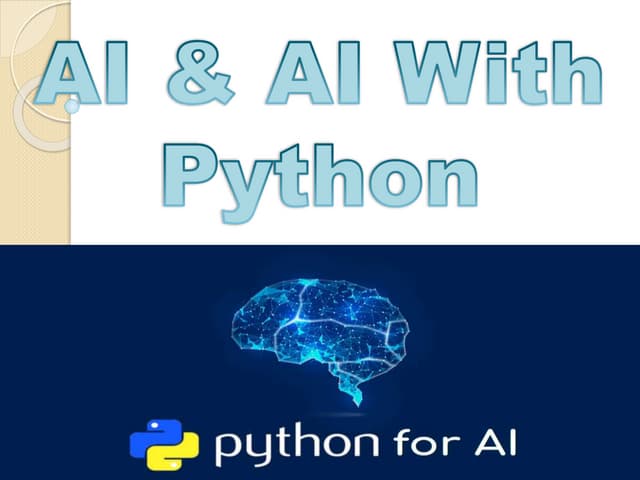 Ai &amp; ai with python