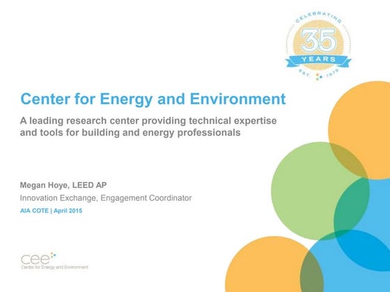 Building Performance for Architects with IES | PPT