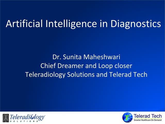 Artificial Intelligence and Diagnostics