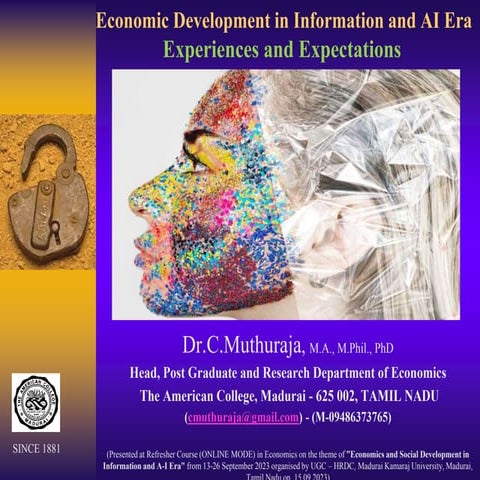 Economic Development in Information and AI Era: Experiences and Expectations