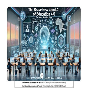 The Brave new World of Education and AI 4.0