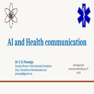 Artificial Intelligence and Health communication