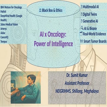 Artificial Intelligence in Oncology: Transforming Cancer Carepptx