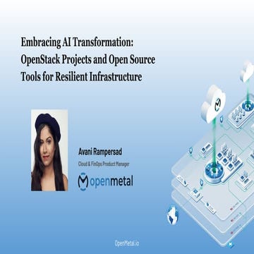 AI and OpenStack for Resilient Infrastructure by Avani Rampersad