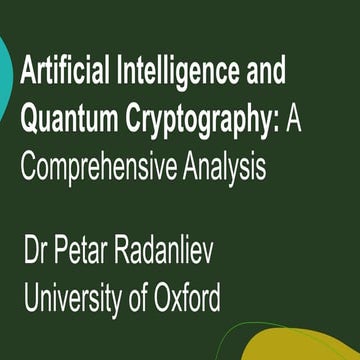 Artificial Intelligence and Quantum Cryptography: A comprehensive analysis of the transformative potential defining the future of secure computation