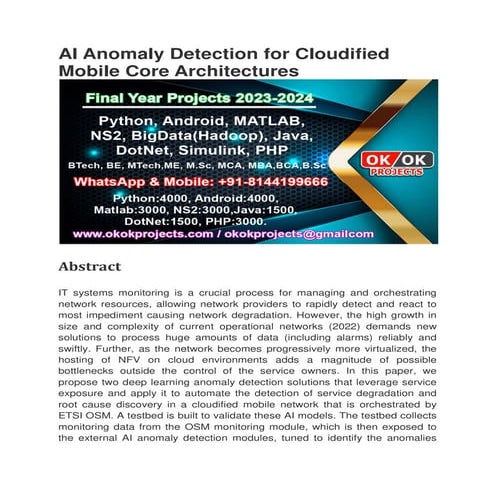 AI Anomaly Detection for Cloudified Mobile Core Architectures.pdf