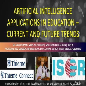 AI Applications in Education - Current and Future Trends - Updated December 2...