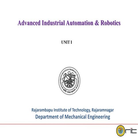 advanced industrial automation and robotics