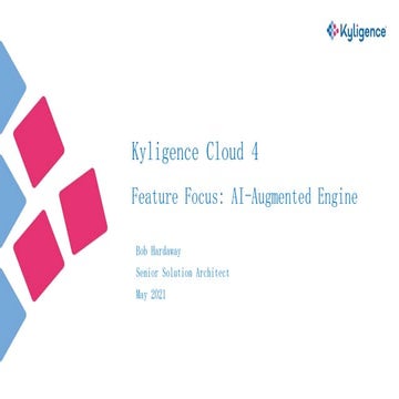 Kyligence Cloud 4 - Feature Focus: AI-Augmented Engine