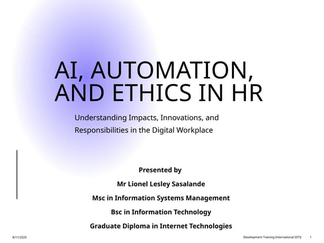 Artificial Intelligence AI in Human Resources (HR).pptx