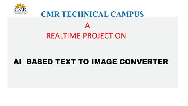 AI  BASED TEXT TO IMAGE CONVERTER  .pptx