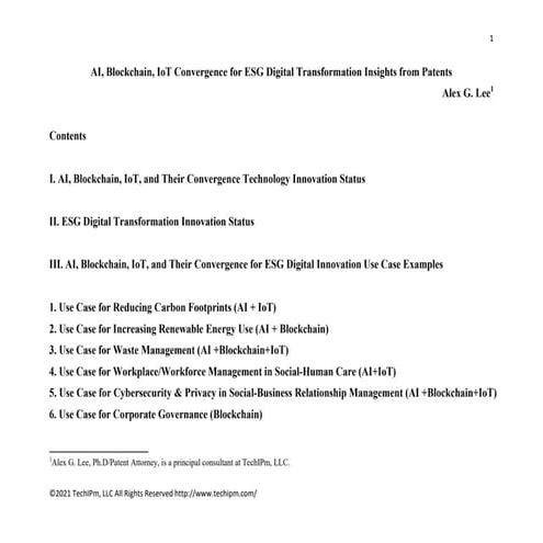 AI Blockchain IoT Convergence for ESG Digital Transformation Insights from Pa...