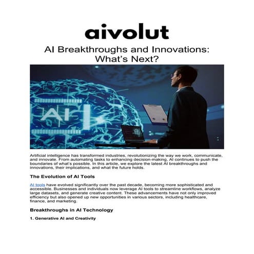 AI Breakthroughs and Innovations-What’s Next.docx