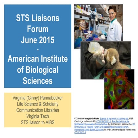ACRL STS Liaisons Forum - AIBS