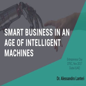 Smart Business and Artificial Intelligence