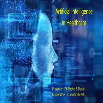 Artificial Intelligence in Healthcare in India | PPTX