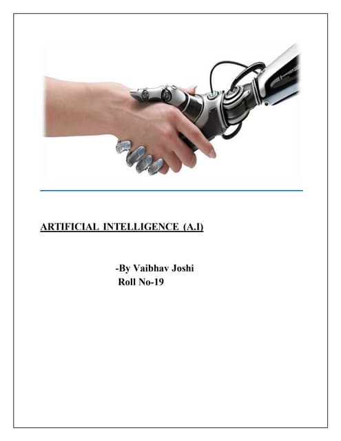 Ai by vaibhav joshi