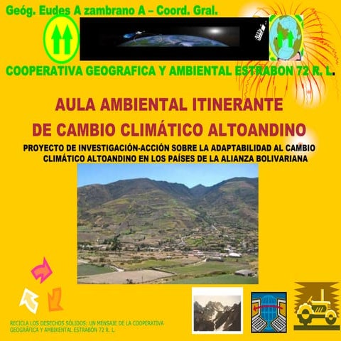 AICA:  Aula Ambiental Itinerante de Cambio Climático Altoandino