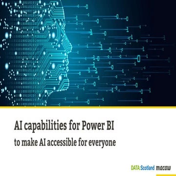 Enable the business and make Artificial Intelligence accessible for everyone! 