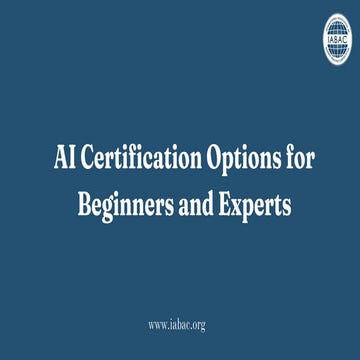 AI Certification Options for Beginners and Experts | IABAC