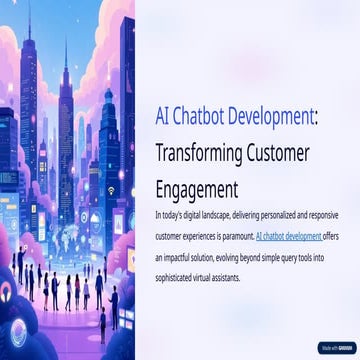 AI Chatbot Development _ Transforming Customer Engagement.pptx