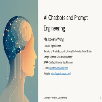 AI Chatbots and Prompt Engineering - by Ms. Oceana Wong