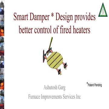 AIChE Smart Stack Damper Design Provides Better Control of Fired Heaters