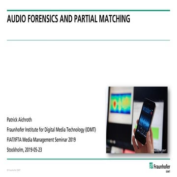 Audio authentication techniques | PPTX