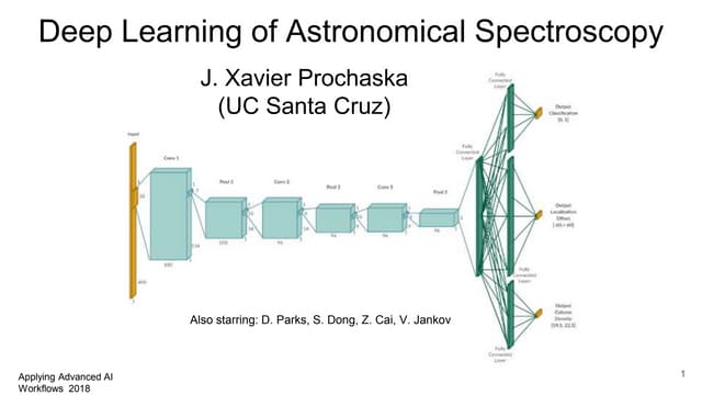 Deep Learning of Astronomical Spectroscopy, J. Xavier Prochaska 