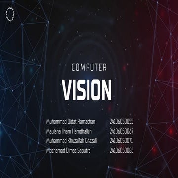Comprehensive Overview of Computer Vision: Concepts, Algorithms, and ...