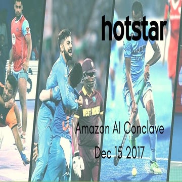 Amazon AI Conclave, Bangalore 2017 