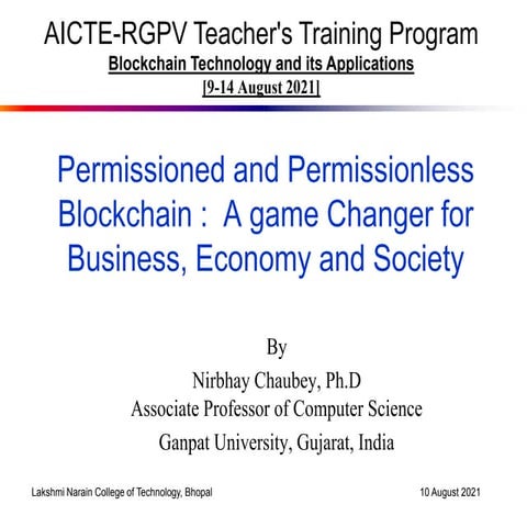  Permissioned and Permissionless Blockchain   A game Changer