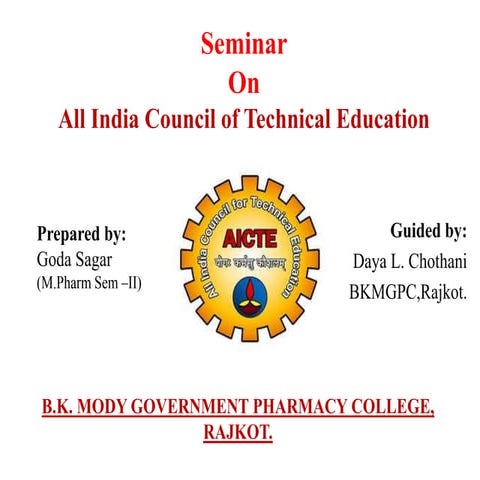  Sagar Goda AICTE Seminar ppt