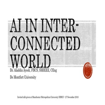AI in Inter-Connected World