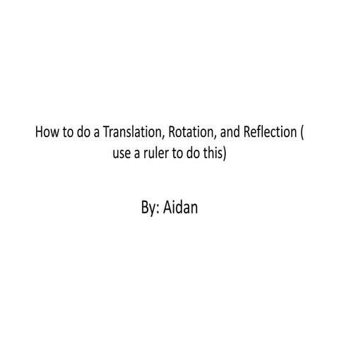 transformations powerpoint with shapes and grids | PPTX