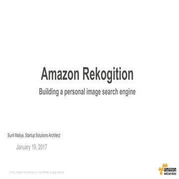 Introduction to Amazon Rekogition