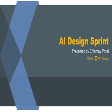 Ai design sprint  - Finance - Wealth management